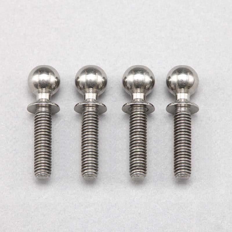 YOKOMO HD f5.5mm Rod End Ball (Screw 12mm Long/4pcs) for YZ-2/YZ-4