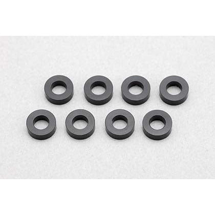 YOKOMO 3 x 6 x 2.0mm Aluminum Shim(8pcs Black)